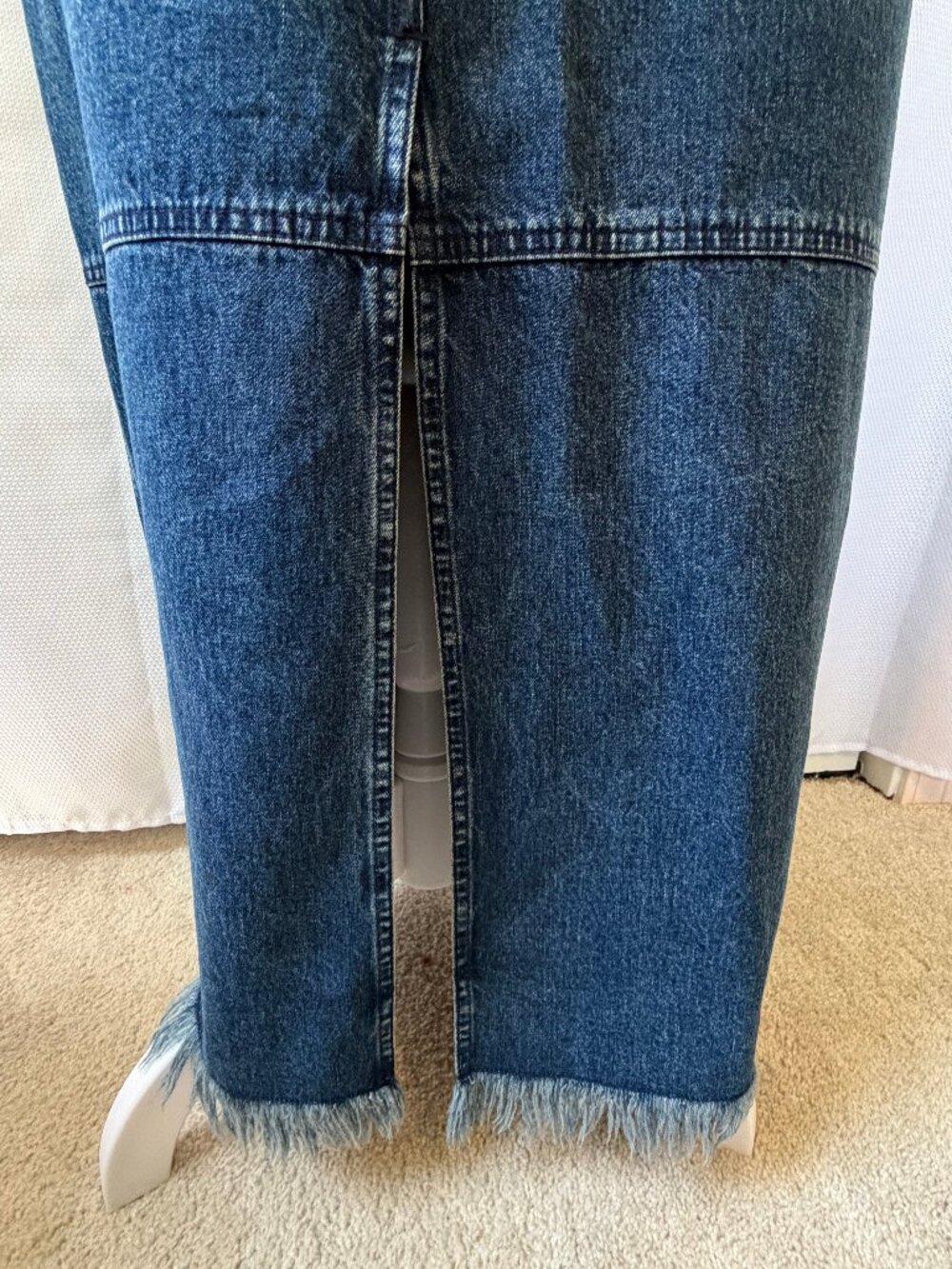 Vintage Lauren Jeans Co Ralph Lauren Denim Maxi Skirt - Picture 5 of 16